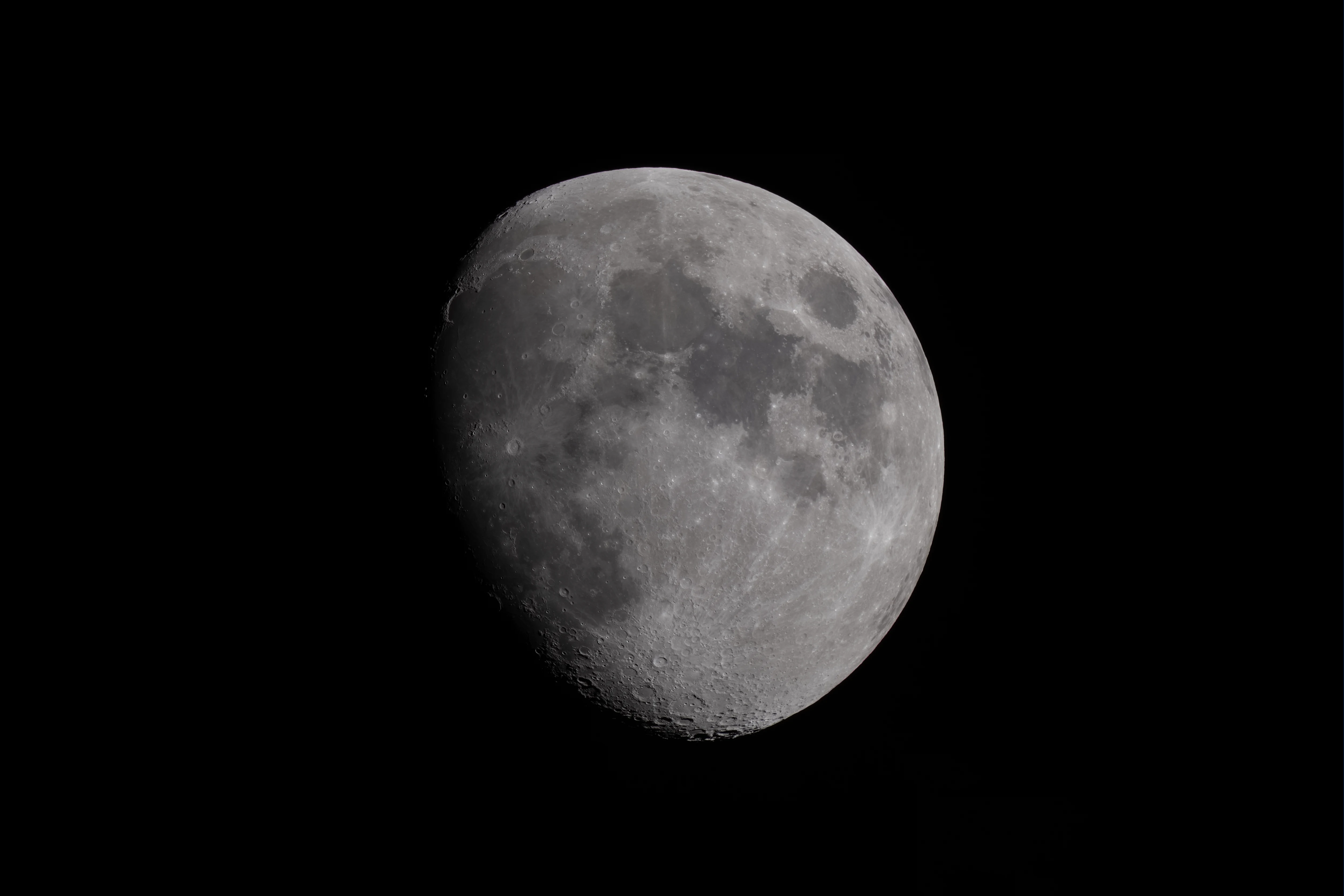 Waxing gibbous moon
