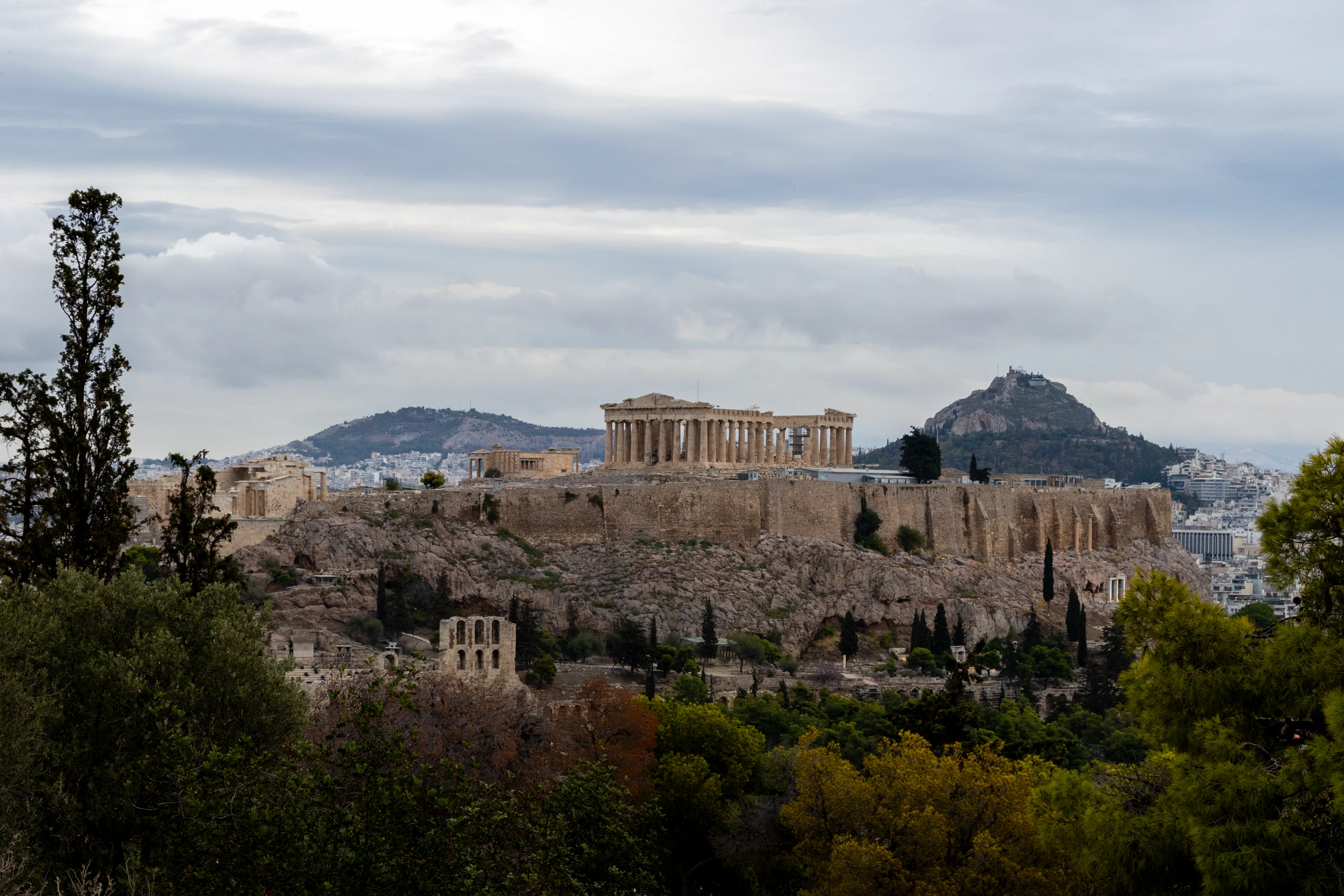 Acropolis of Athens (from Philopappos Hill)